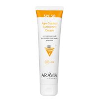 Aravia prof. Крем  Солнцезащ анти-возрастной  д/лица Age Control Sunscreen Cream SPF 50 100мл